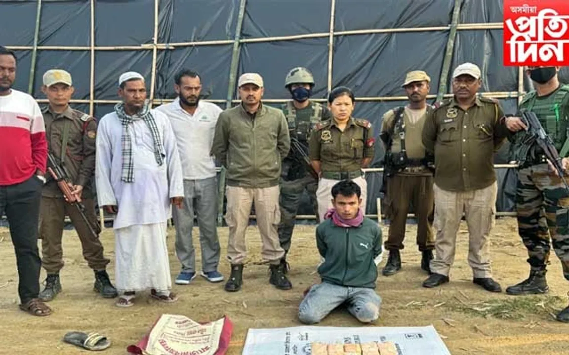 কাছাৰত জব্দ বৃহৎ পৰিমাণৰ নিষিদ্ধ সামগ্ৰী