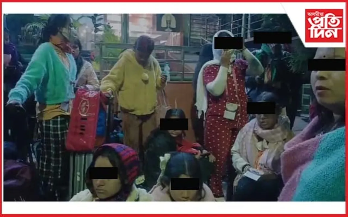 অসম সাংস্কৃতিক মহাসংগ্ৰামত ভাগ লবলৈ আহি নিশা এপৰলৈ হোটেলৰ বাহৰিত থাকিল ৪০/৪৫ গৰাকী কিশোৰী...