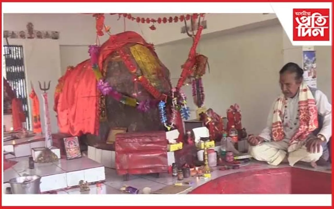 কাজিৰঙাৰ হাতী পাথৰ গণেশ মন্দিৰত গণেশ পূজাৰ আয়োজন 