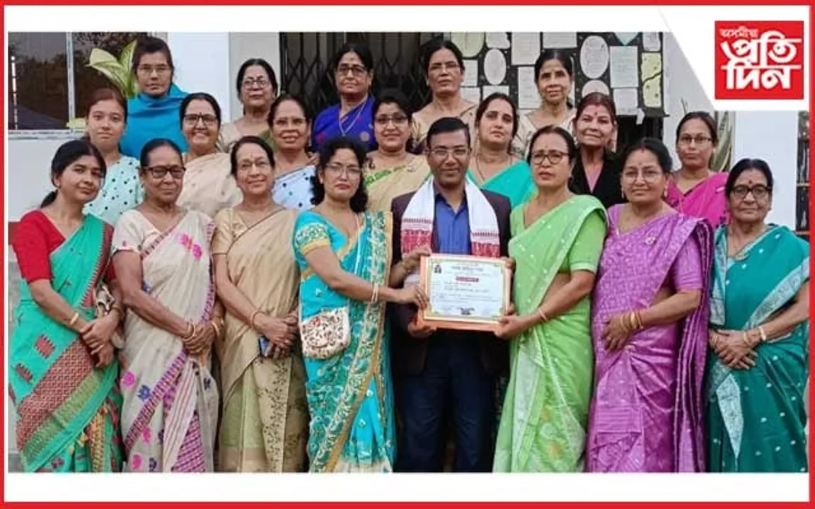 জীৱন্ধৰী শাখা সাহিত্য সভাক অসম সাহিত্য সভাৰ স্বীকৃতিপত্ৰ প্ৰদান