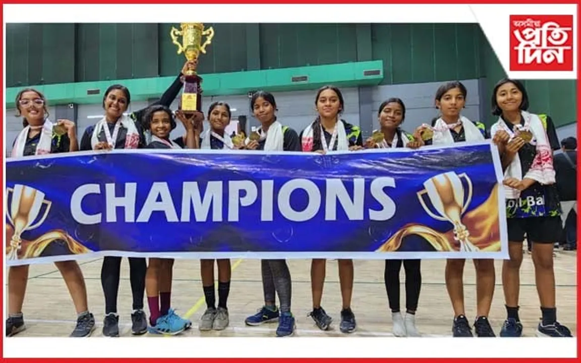 ছাব জুনিয়ৰ ৰাষ্ট্ৰীয় ৰোল বল চেম্পিয়নশ্বিপত বিজয়ী অসম