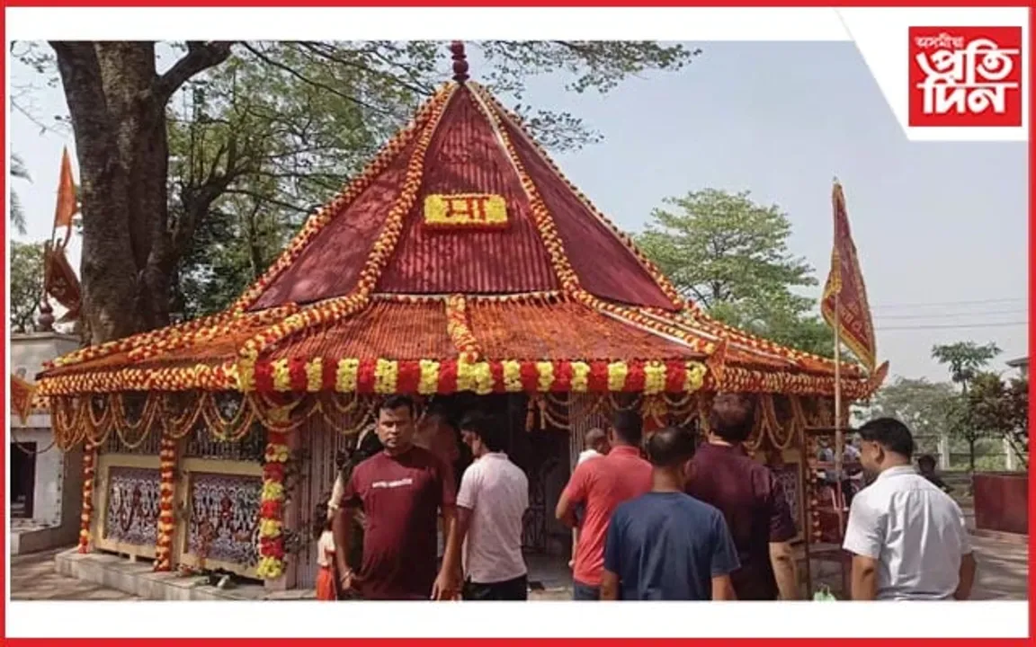 মানকাচৰৰ কামাখ্যা মন্দিৰত মহা নৱৰাত্ৰিৰ পূজা-অৰ্চনা