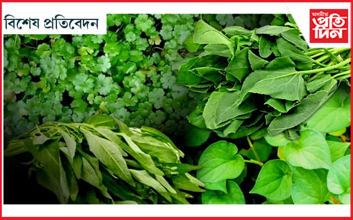 প্ৰকৃতিৰ আশীৰ্বাদ পিৰালিৰ শাক...