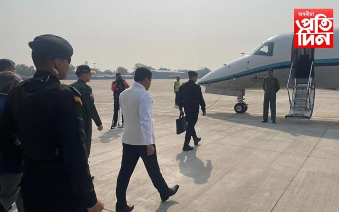 চৰকাৰী কাৰ্যসূচীৰে ইৰাণলৈ ৰাওনা সৰ্বানন্দ সোণোৱাল...