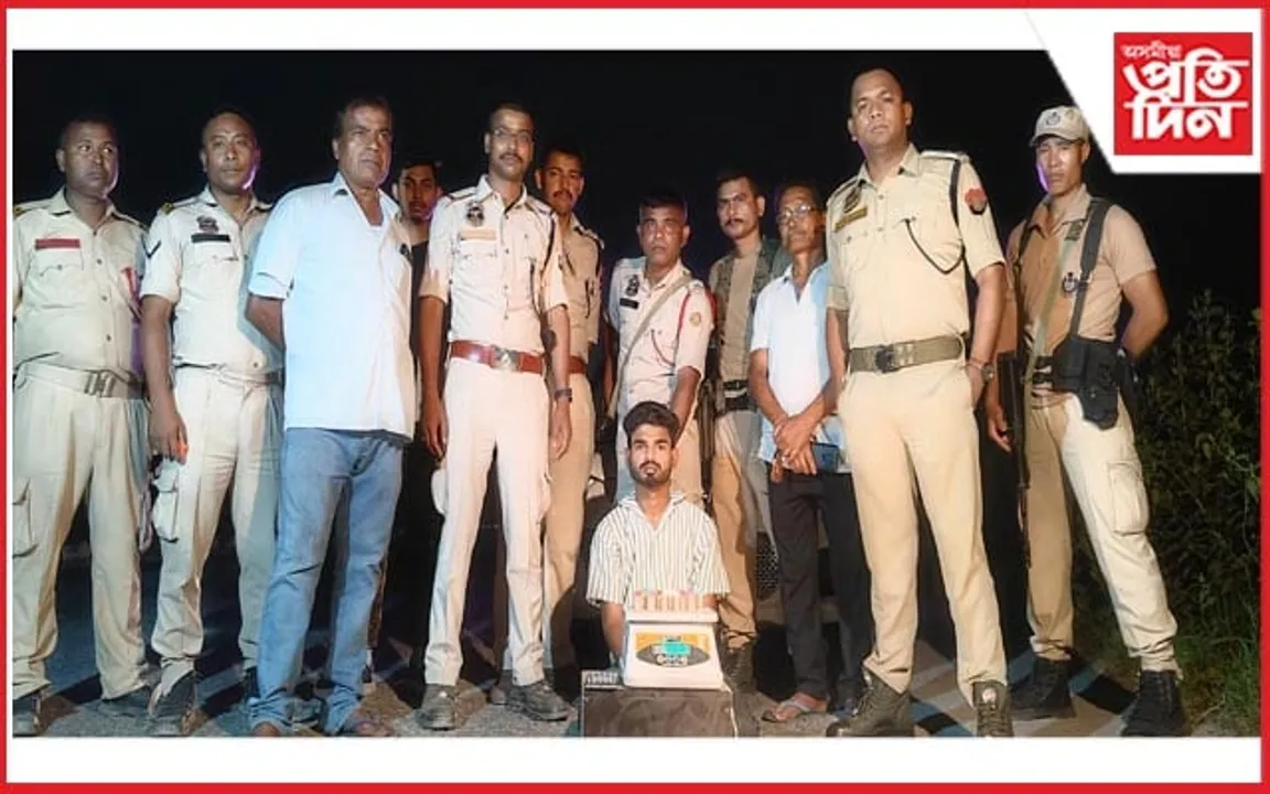 বজালী আৰক্ষীৰ মাৰাথান অভিযানঃ ৩৫গ্ৰাম নিচাযুক্ত সামগ্ৰী সহ এজনক গ্ৰেপ্তাৰ