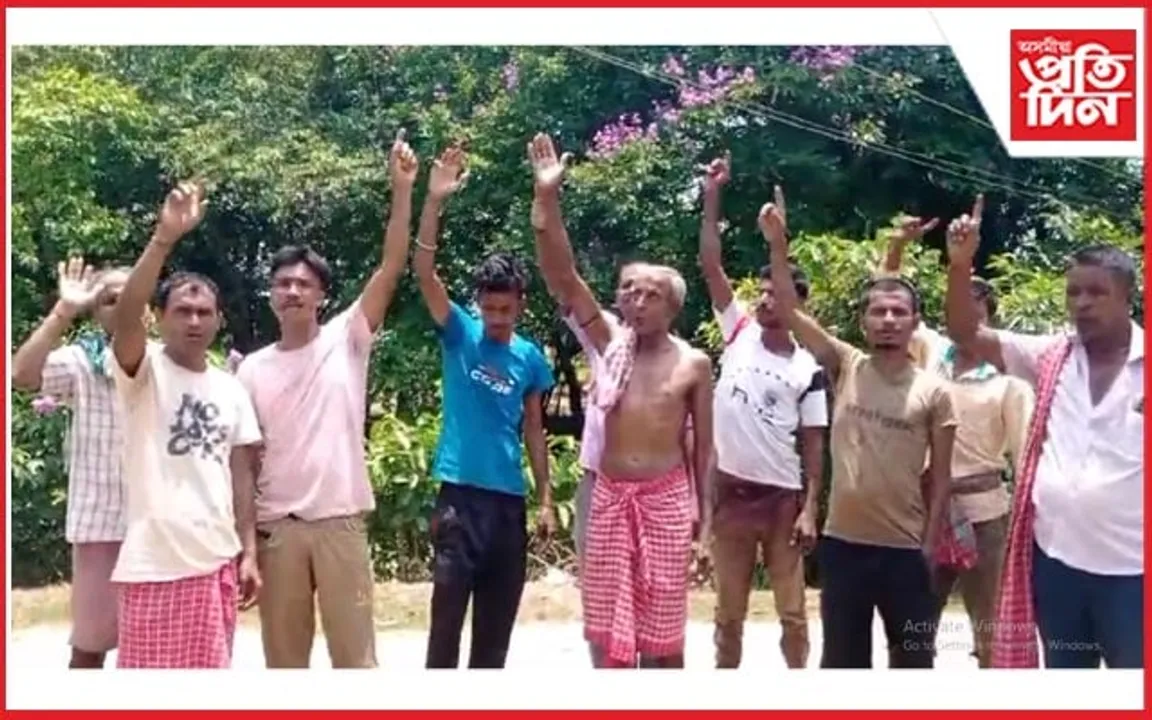 কচুৱাৰ পুঠিমাৰীত বিদ্যুৎ বিভাগৰ বিৰুদ্ধে ৰাইজৰ প্ৰতিবাদ