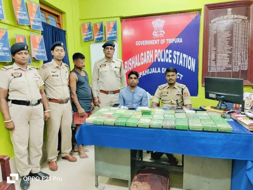 ত্ৰিপুৰাত ১.২০কোটি টকাৰ নিচাজাতীয় সামগ্ৰী জব্দ...