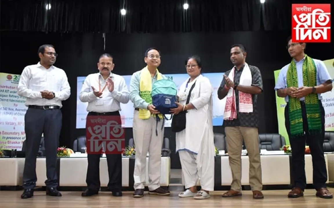 বঙাইগাঁৱত আইঅ'চিএলৰ জৰুৰীকালীন চিকিৎসা কিট প্ৰদান...