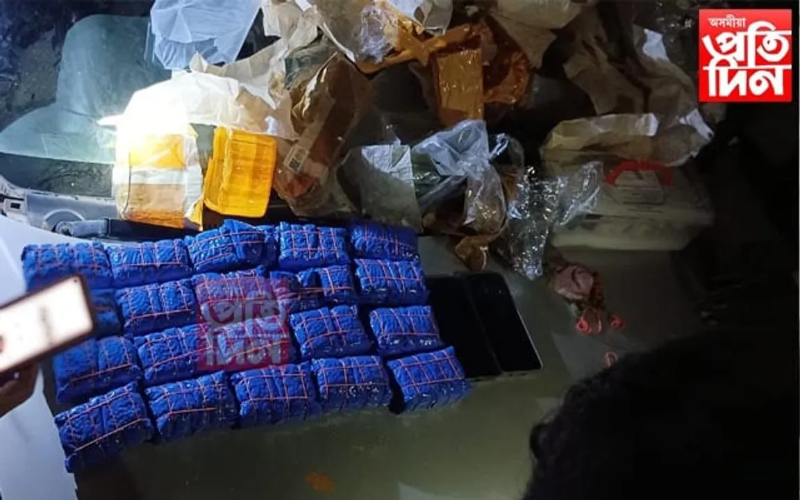 বোকাজানত ৮কোটি টকাৰ নিচাযুক্ত সামগ্ৰী জব্দ...