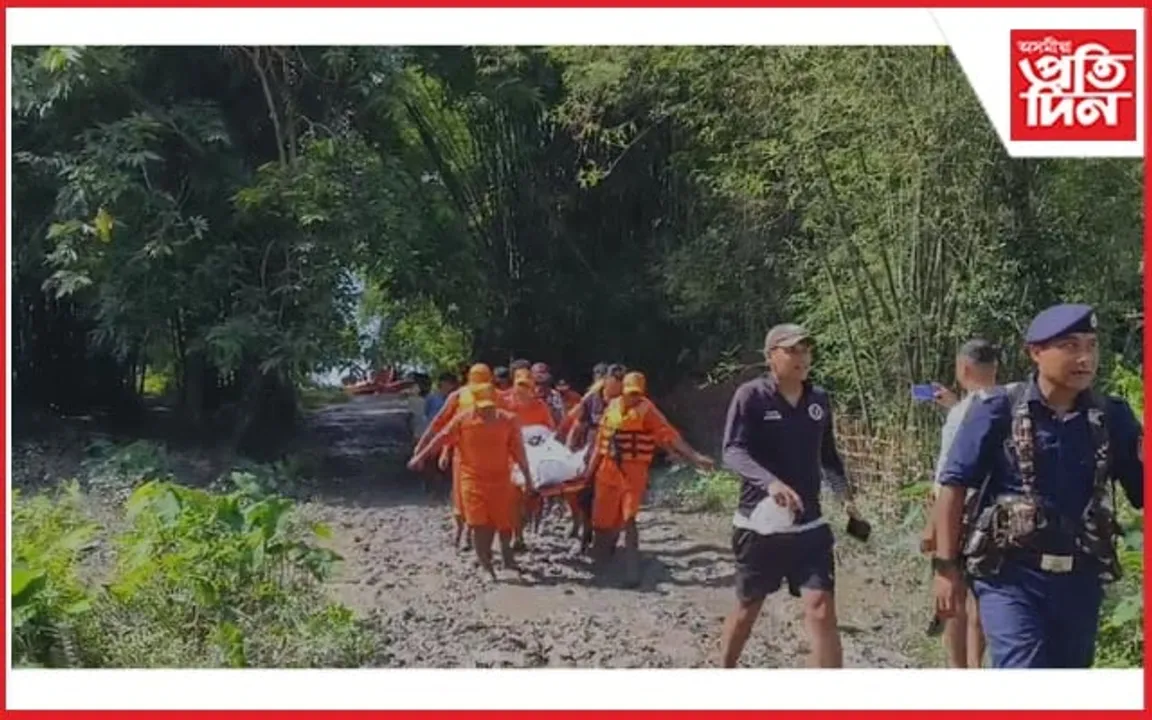 কাজিৰঙাৰ বানত সন্ধানহীন যুৱকৰ মৃতদেহ উদ্ধাৰ