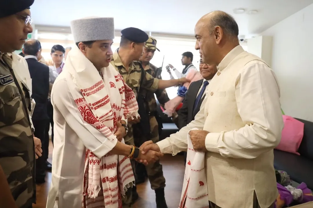 দুদিনীয়া কাৰ্যসূচীৰে গুৱাহাটীত কেন্দ্রীয় মন্ত্রী জ্যোতিৰাদিত্য এম সিন্ধিয়া