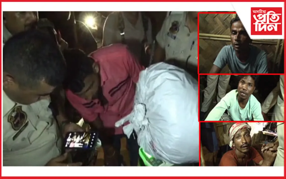 নিচাযুক্ত সামগ্ৰী সহ গ্ৰেপ্তাৰ জলজীৱন মিছনৰ নিৰ্মাণ কাৰ্যত জড়িত ৪জনকৈ মিস্ত্ৰী