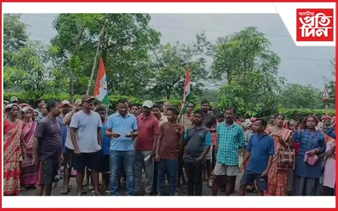 ৰঙাপৰাৰ বাগানে বাগানে অসম চাহ মজদুৰ সংঘৰ ধৰ্ণা কাৰ্য্যসূচী