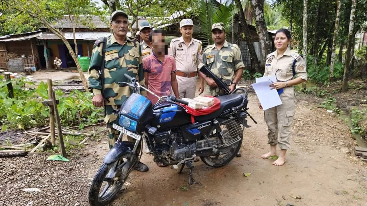 বিএছএফ আৰু আৰক্ষীৰ অভিযানত কাটিগড়াত নিচাযুক্ত টেবলেট জব্দ, এজনক আটক