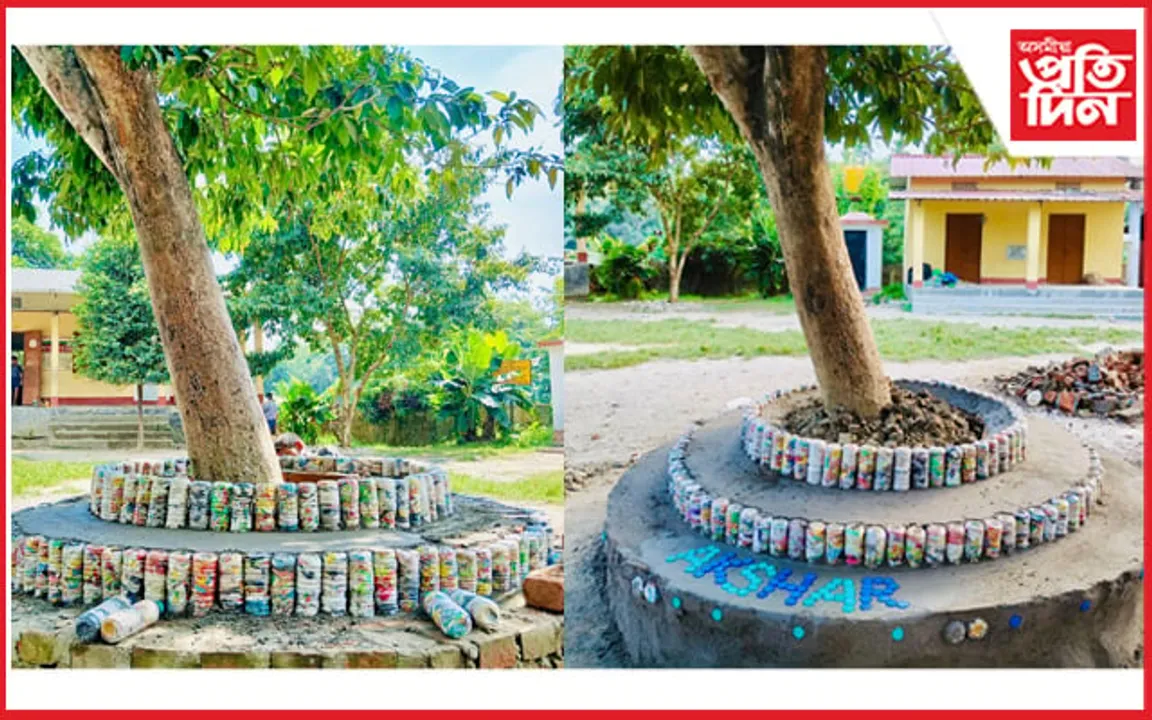 প্লাষ্টিকৰ সদ ব্যৱহাৰঃ  অক্ষৰ ফাউণ্ডেশ্যনৰ প্ৰশংসনীয় পদক্ষেপ...