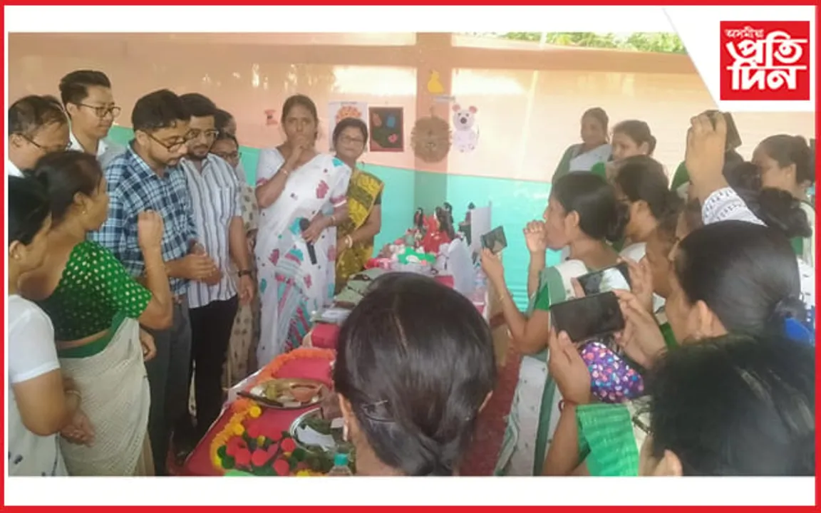 খাগৰিজান সংহত শিশু উন্নয়ন প্ৰকল্পৰ পোষণ সজাগতা সভা...