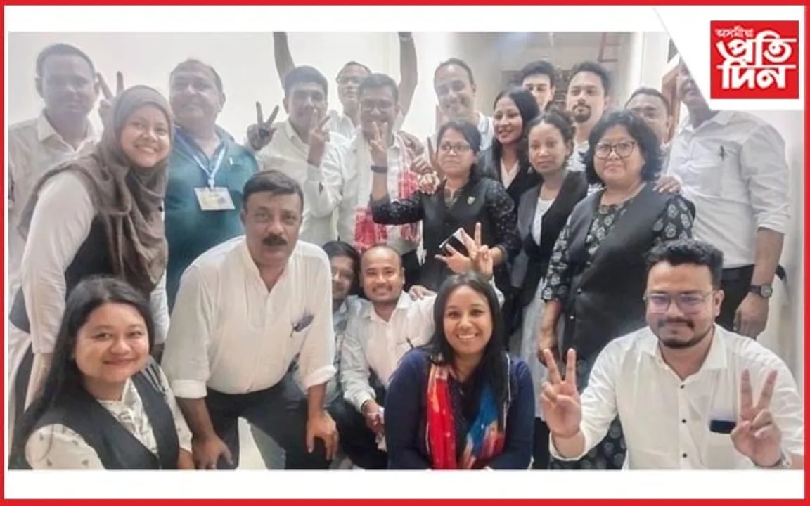 শিৱসাগৰ উকীল সন্থাৰ নিৰ্বাচন সম্পন্নঃ পুনৰ সাধাৰণ সম্পাদক পদত বিদ্যুত গগৈ নিৰ্বাচিত