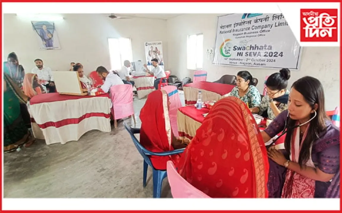 নগাঁও পৌৰসভাৰ উদ্যোগত ছাফাই কৰ্মচাৰীৰ স্বাস্থ্য পৰীক্ষা শিৱিৰ সম্পন্ন