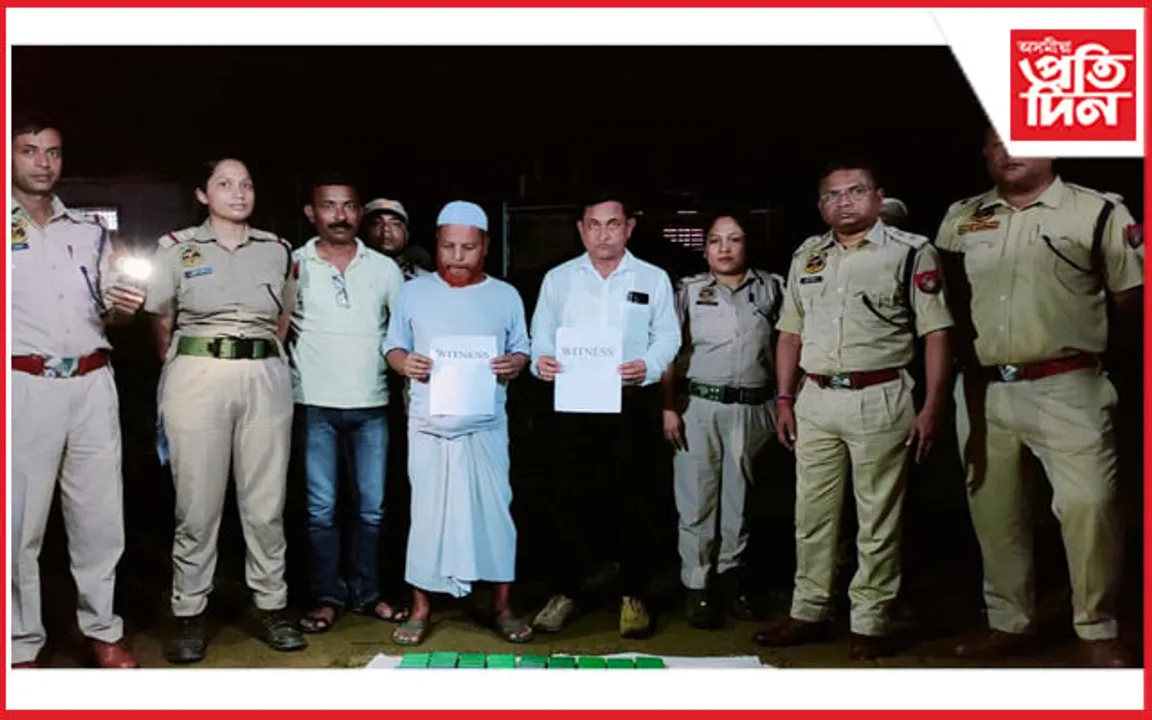 কাছাৰ আৰক্ষীৰ বিশেষ সাফল্যঃ বুজন পৰিমাণৰ নিচাজাতীয় সামগ্ৰী জব্দ