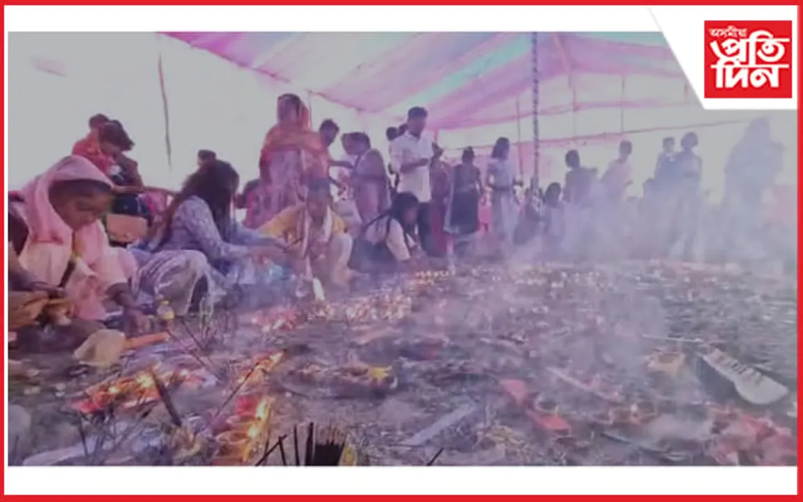 বালিজুৰিত ৫৫সংখ্যক সাৰ্বজনীন দুৰ্গোৎসৱ উদযাপন 