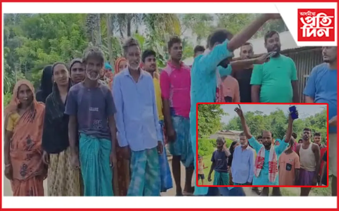 জয়ন্ত বৰাক কংগ্ৰেছৰ প্ৰাৰ্থিত্ব প্ৰদানৰ বিৰুদ্ধে বাঘমাৰীৰ সংখ্যালঘু লোকৰ প্ৰতিবাদ