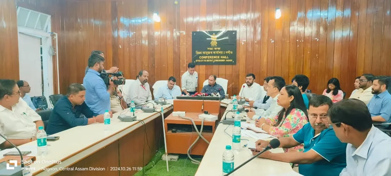 চামগুৰিৰ উপ নিৰ্বাচনৰ সন্দৰ্ভত সাধাৰণ পৰ্যবেক্ষক, ব্যয় পর্যবেক্ষক আৰু আৰক্ষী পৰ্যবেক্ষকৰে সংবাদ কৰ্মী আৰু ৰাজনৈতিক দলৰ সভা