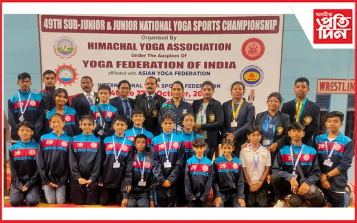 ৰাষ্ট্ৰীয় যোগ ক্ৰীড়া প্ৰতিযোগিতাত অসম দলৰ এটা ৰূপ, দুটা ব্ৰঞ্জৰ পদক অৰ্জন...