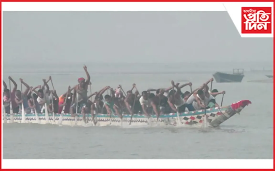 দক্ষিণ শালমাৰা মহুৰীৰচৰত ১০০ বছৰ পুৰণি নাও খেল...