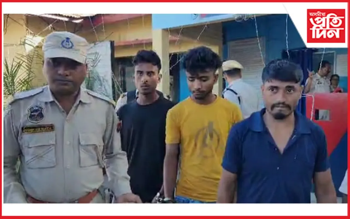 চতিয়াত গড় হত্যাৰ সৈতে জড়িত ৩ চিকাৰী আটক