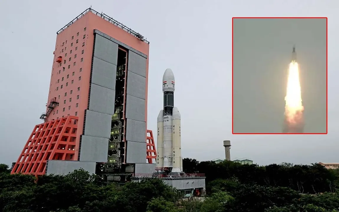 ইতিহাস ৰচি চন্দ্ৰলৈ উৰা মাৰিলে চন্দ্ৰযান-২, চাওক VIDEO…