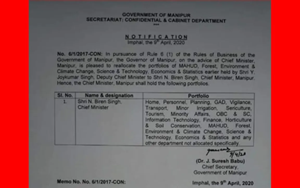 মুখ্যমন্ত্ৰীৰ বিৰুদ্ধে অদায়িত্বশীল মন্তব্য কৰি পদবী হেৰুৱালে উপমুখ্যমন্ত্ৰীয়ে, ৪ মন্ত্ৰীয়েও হেৰুৱাব পাৰে মন্ত্ৰীত্ব…