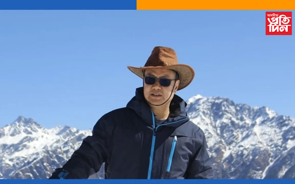 দীপেন বৰুৱাৰ কালজয়ী গীত শুনি নিৰ্বাচনী প্ৰচাৰত কিৰেন ৰিজিজু…