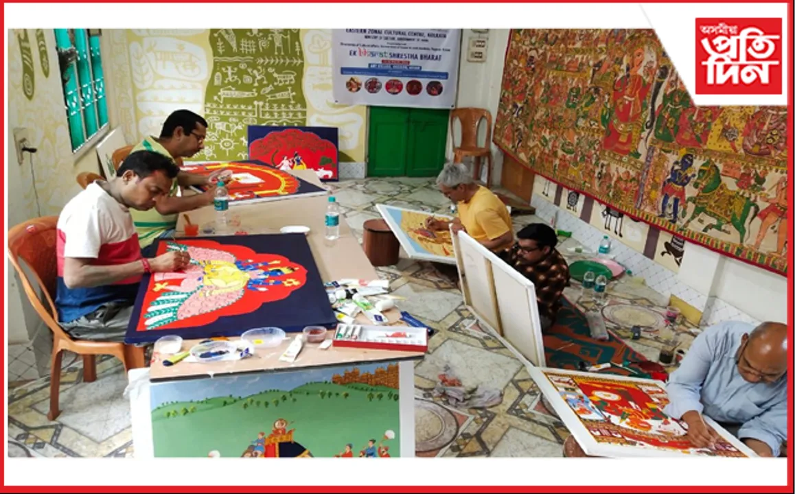 নগাঁৱত পৰম্পৰগত আৰু লোকচিত্রকলাৰ শিবিৰৰ সফল সামৰণি…