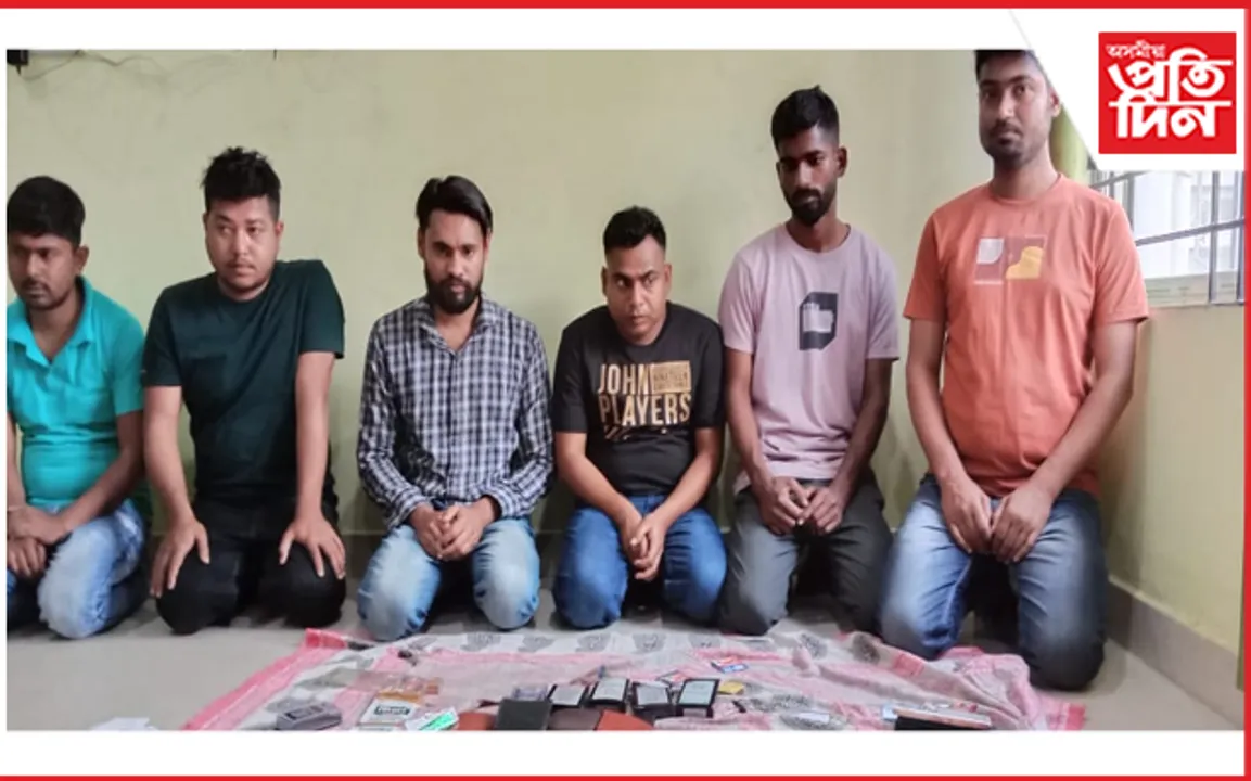 বৰপেটা চহৰৰ এখন হোটেলৰ পৰা আটক ৬ টাকৈ জুৱাৰী
