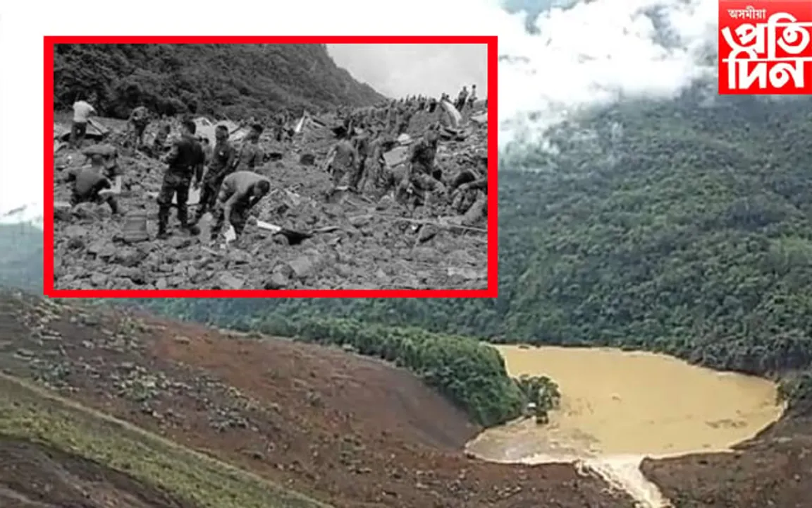 হাফলঙৰ পিছত মণিপুৰৰ ন’নে জিলাঃ পাহাৰ খনন কৰি ৰে’ল পথ নিৰ্মাণেই হ’ল কাল ! কিদৰে সংঘটিত হৈছিল ভয়াৱহ ভূমিস্খলন…