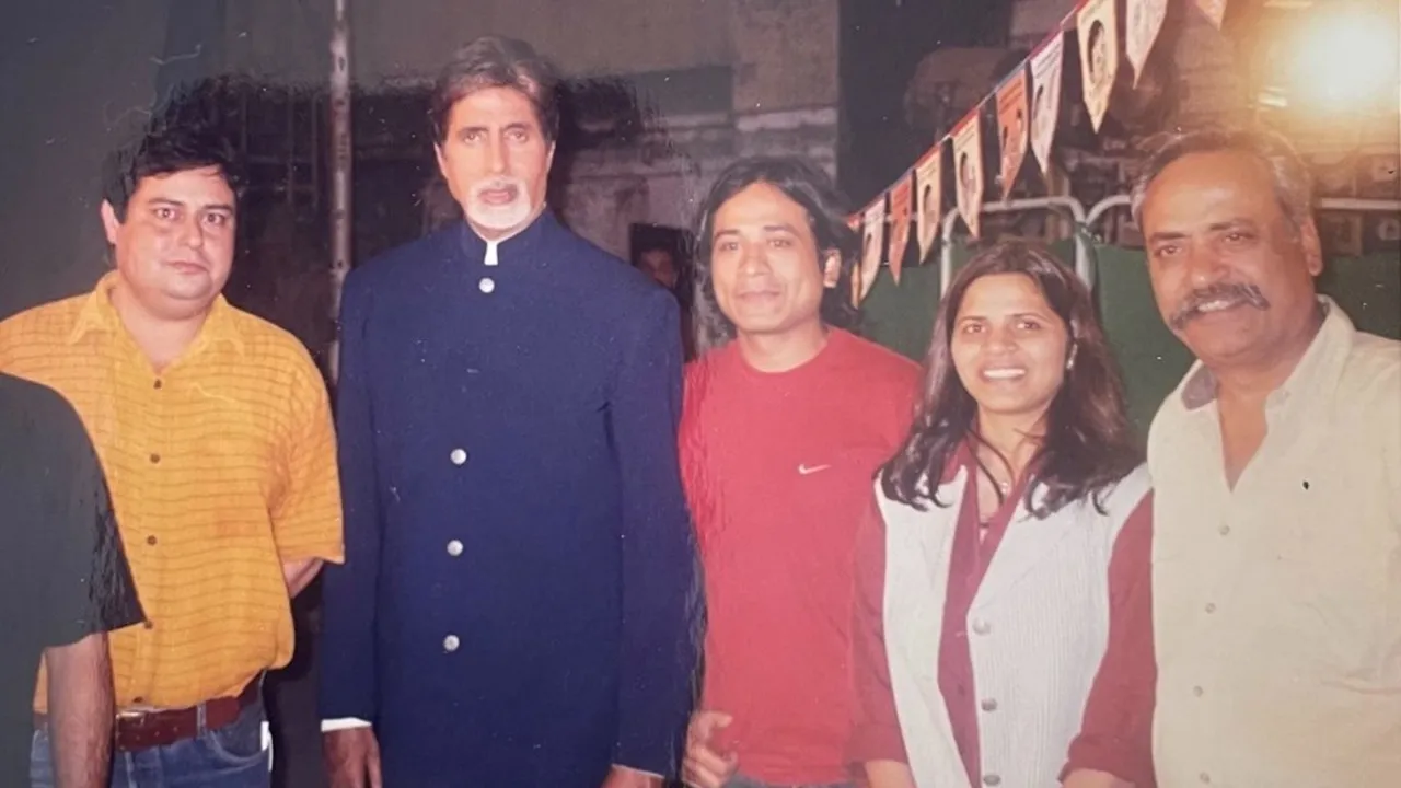 Ajay Gahlot (left in yellow shirt) with Amitabh Bachchan and Piyush Pandey (extreme right) in a file photo from ‘Do Boond Zindagi Ki’ Polio campaign days.