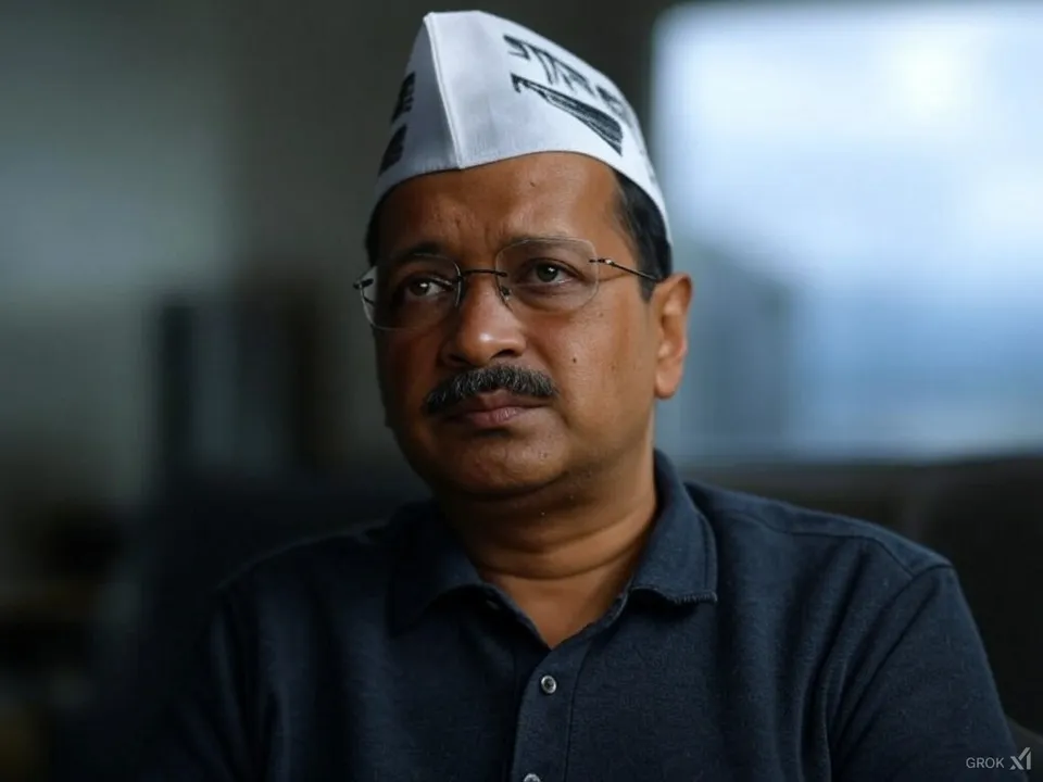  आप पार्टी के राष्ट्रीय संयोजक अरविंद केजरीवाल। फोटोः ग्रोक 