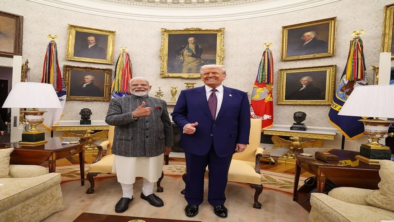  नरेंद्र मोदी और डोनाल्ड ट्रंप Photograph: (X) 