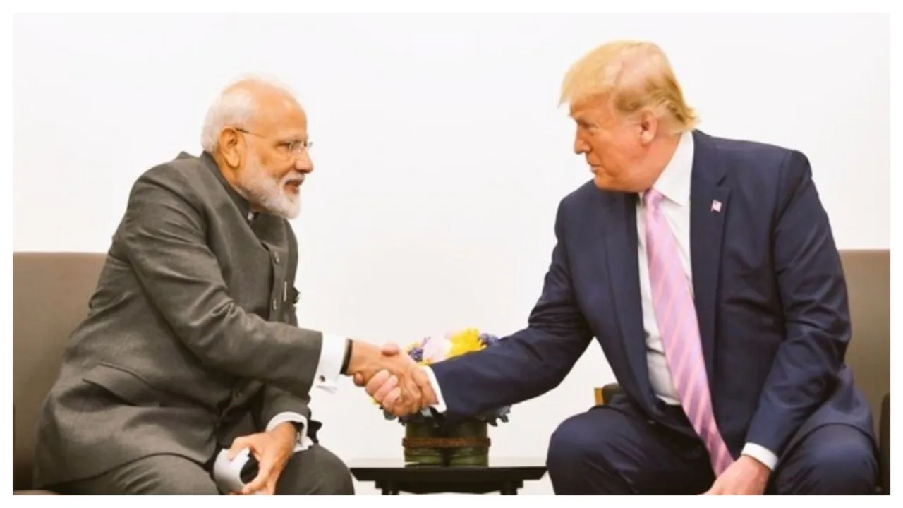  Modi trump Photograph: (IANS) 