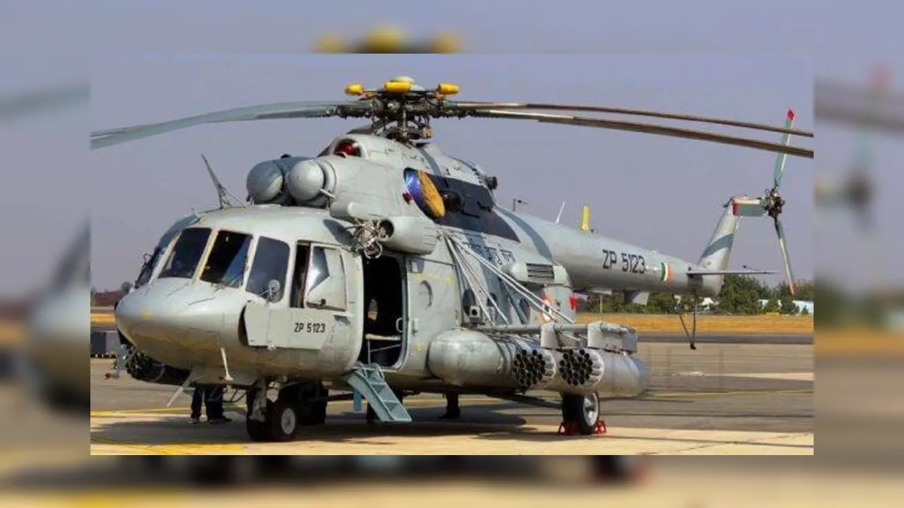  एमआई-17 वी5 हेलीकॉप्टर। Photograph: (Indian Air Force official website) 