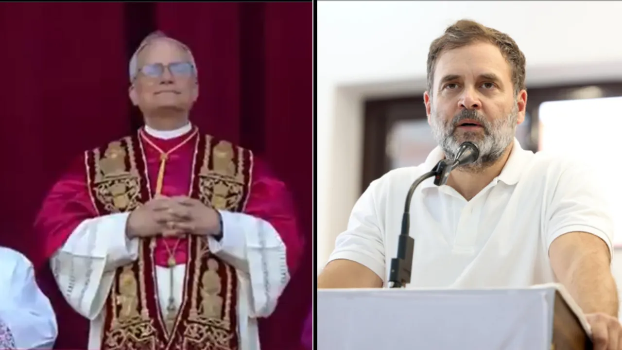  राहुल गांधी ने नए पोप को दी बधाई Photograph: (आईएएनएस) 
