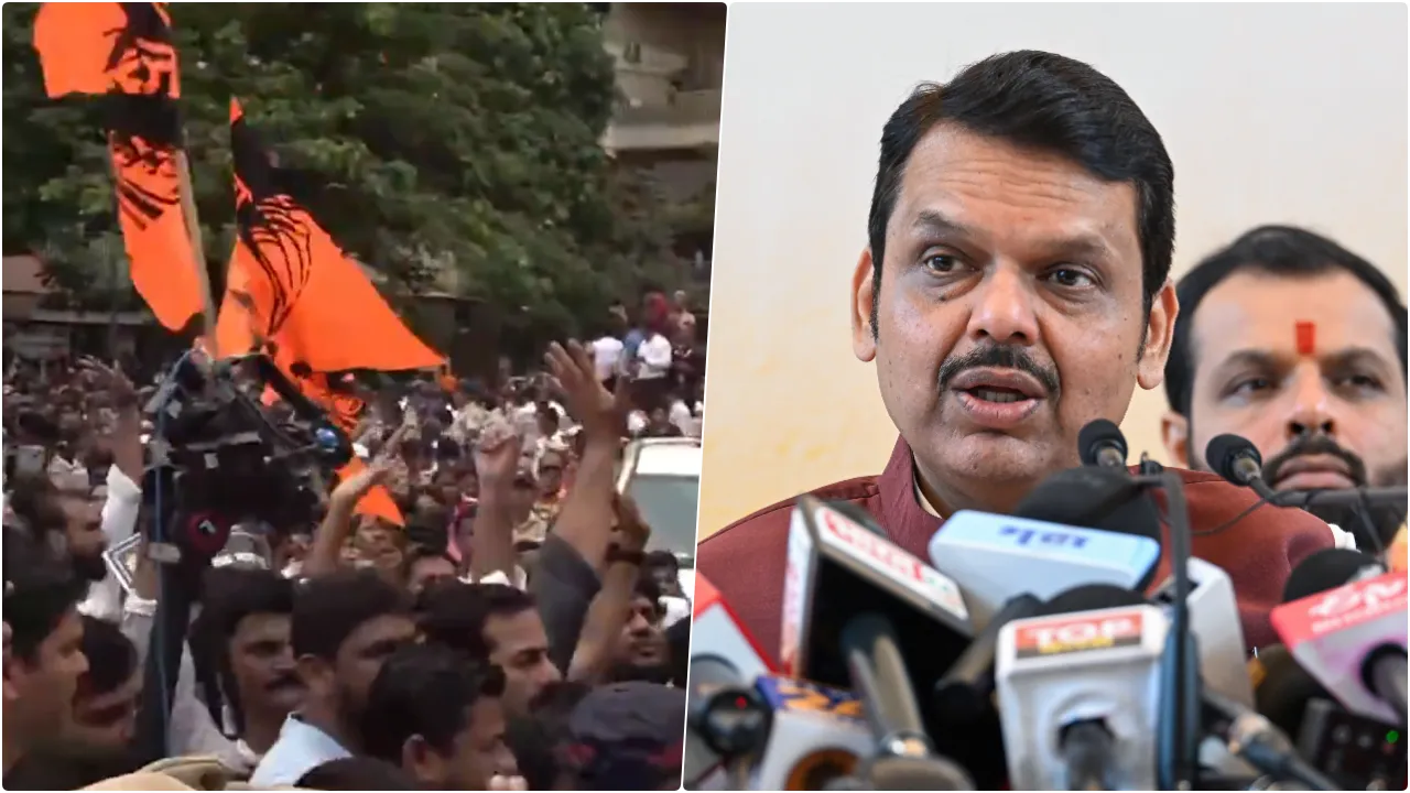  मीरा रोड पर मनसे के मराठी समर्थक रैली में हंगामा, पुलिस की रोक के बावजूद निकला मार्च, सीएम फड़नवीस ने दी प्रतिक्रिया