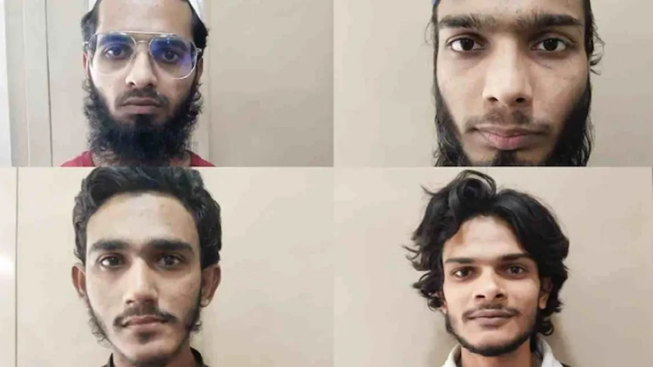  गुजरात एटीएस ने अल-कायदा के चार आतंकियों को किया गिरफ्तार