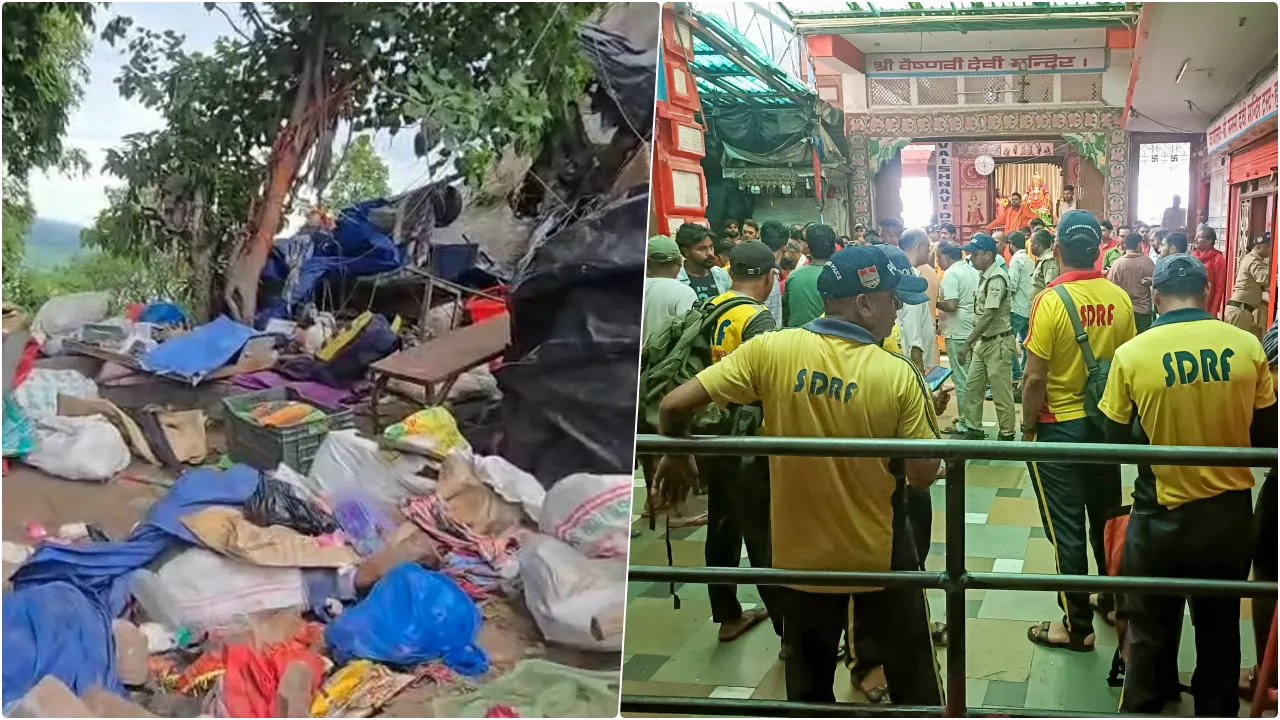  मनसा देवी मंदिर में रविवार सुबह करीब 9 बजे भीषण भगदड़ मची। 