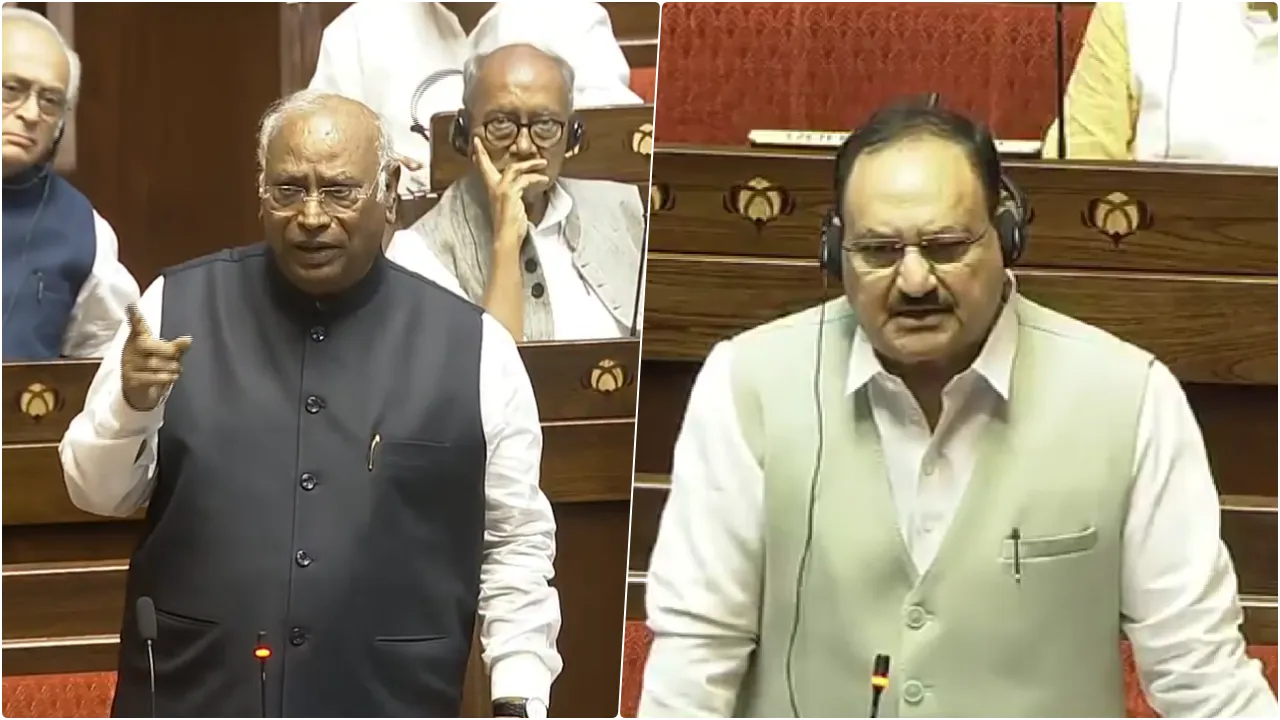  राज्यसभा में तीखी बहस के बीच जेपी नड्डा ने खड़गे से ‘मानसिक संतुलन’ वाली टिप्पणी पर मांगी माफी, शब्द वापस लिए