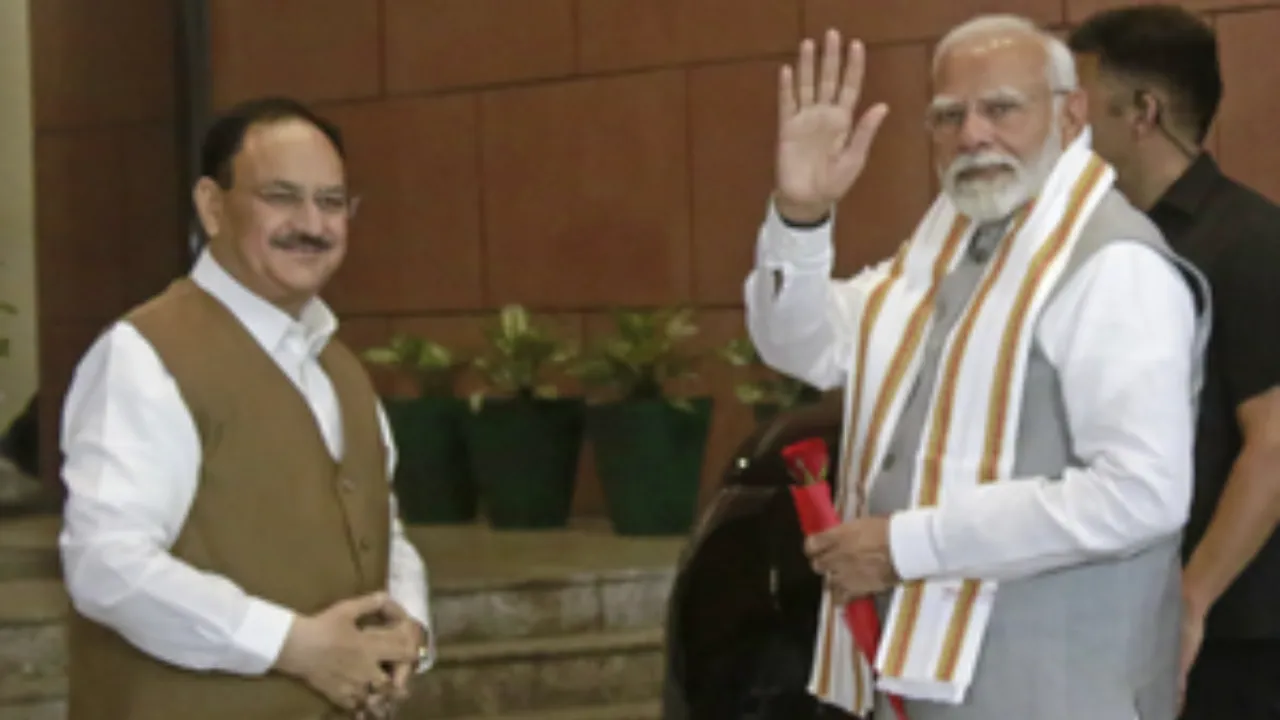  पीएम मोदी और जे पी नड्डा Photograph: (आईएएनएस) 