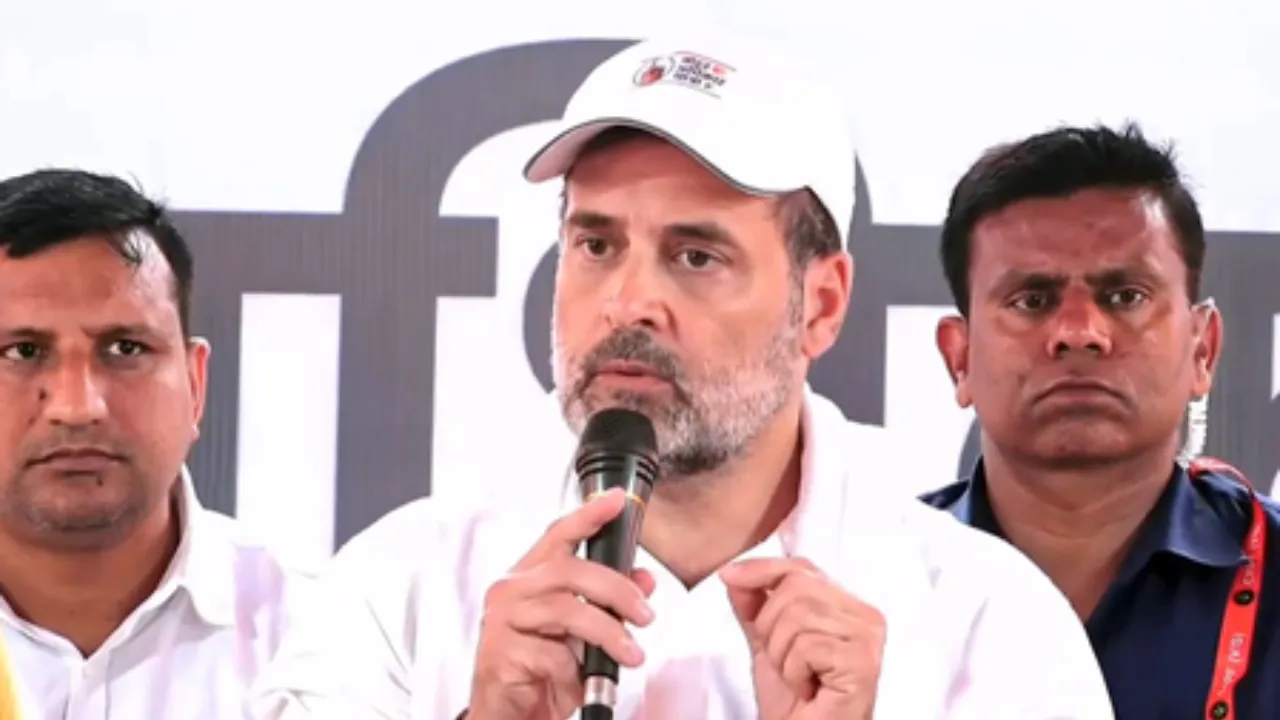  राहुल गांधी ने चुनाव आयोग पर निशाना साधा Photograph: (आईएएनएस) 