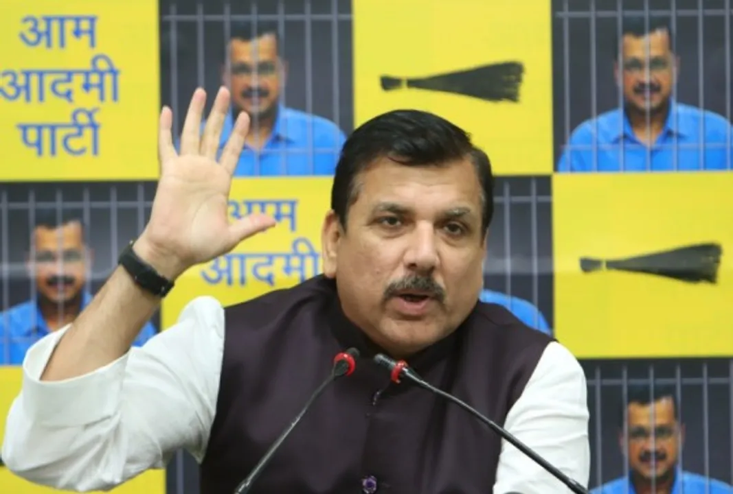  आप सांसद संजय सिंह। फोटोः IANS 
