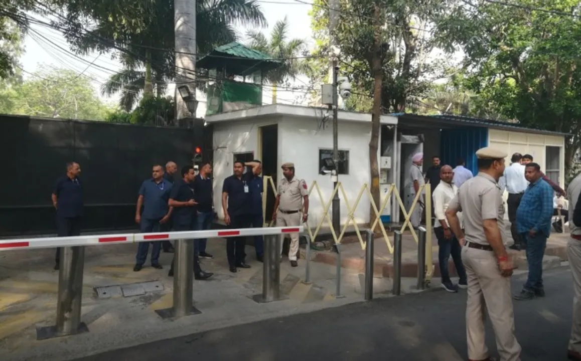  Delhi CM Arvind Kejriwal's residence।  (Photo: Anupam Gautam/ IANS) 