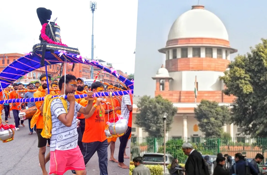  कांवड़ यात्रा: सुप्रीम कोर्ट का बड़ा फैसला, कहा- दुकानों पर नेम प्लेट नहीं लगेंगे। फोटोः IANS 